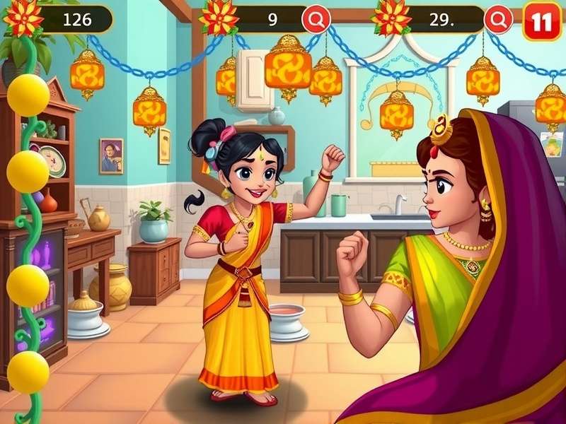 Desi Ginger Frenzy gameplay screenshot